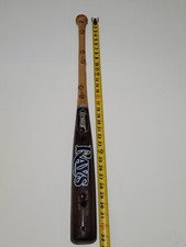 BWP Pro Ash Tampa Bay Ray's Baseball Bat OOAK Wooden Display Hat Rack 33.5