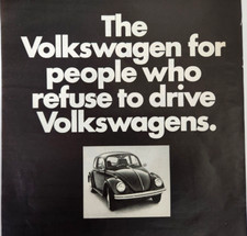 Volkswagen People Bug VW Vintage 1968 Ad Magazine Print Automobile