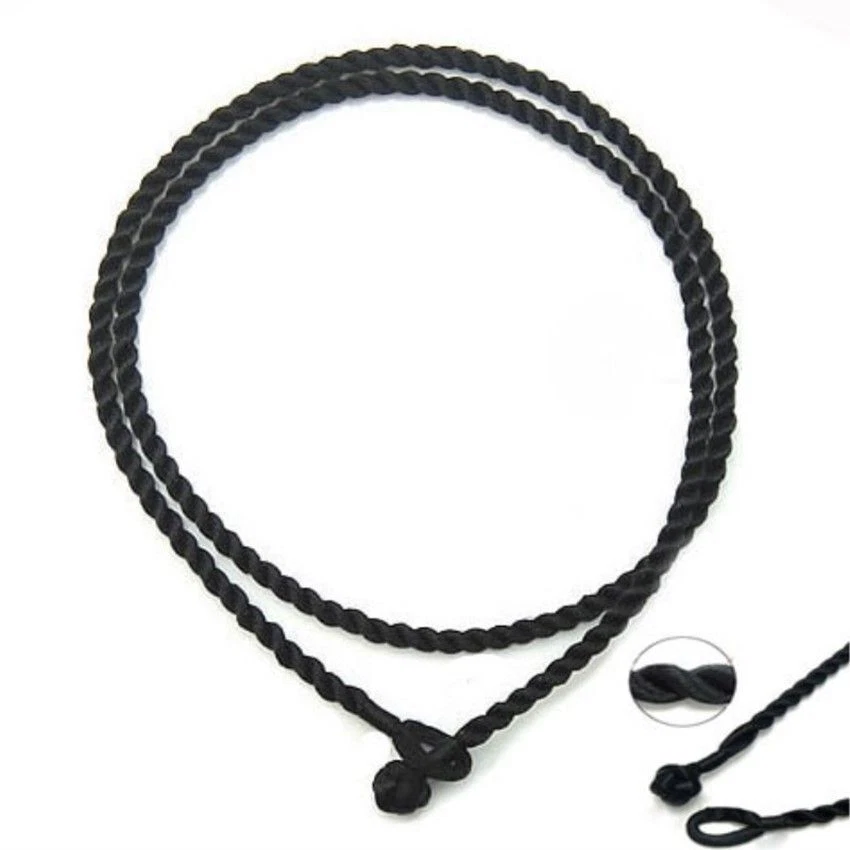 Black online silk necklace