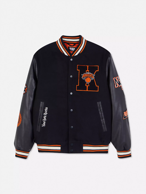 PRIMARK X NBA NEW YORK KNICKS VARSITY JACKET MENS WOMENS UNISEX