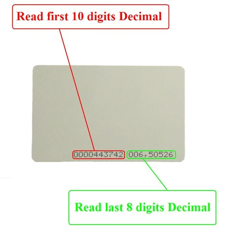 USB RFID CARD READER 125Khz USB for Win-PC First 10 Digit Plug & Play with Cable - Image 3 of 4