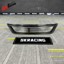 For 2011 2012 2013-2014 Subaru Impreza Wrx Sti Carbon Fiber Front Bumper Grille
