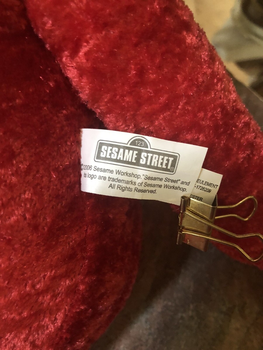 2006 Nanco Sesame Street Red Muppet Elmo Plush 26