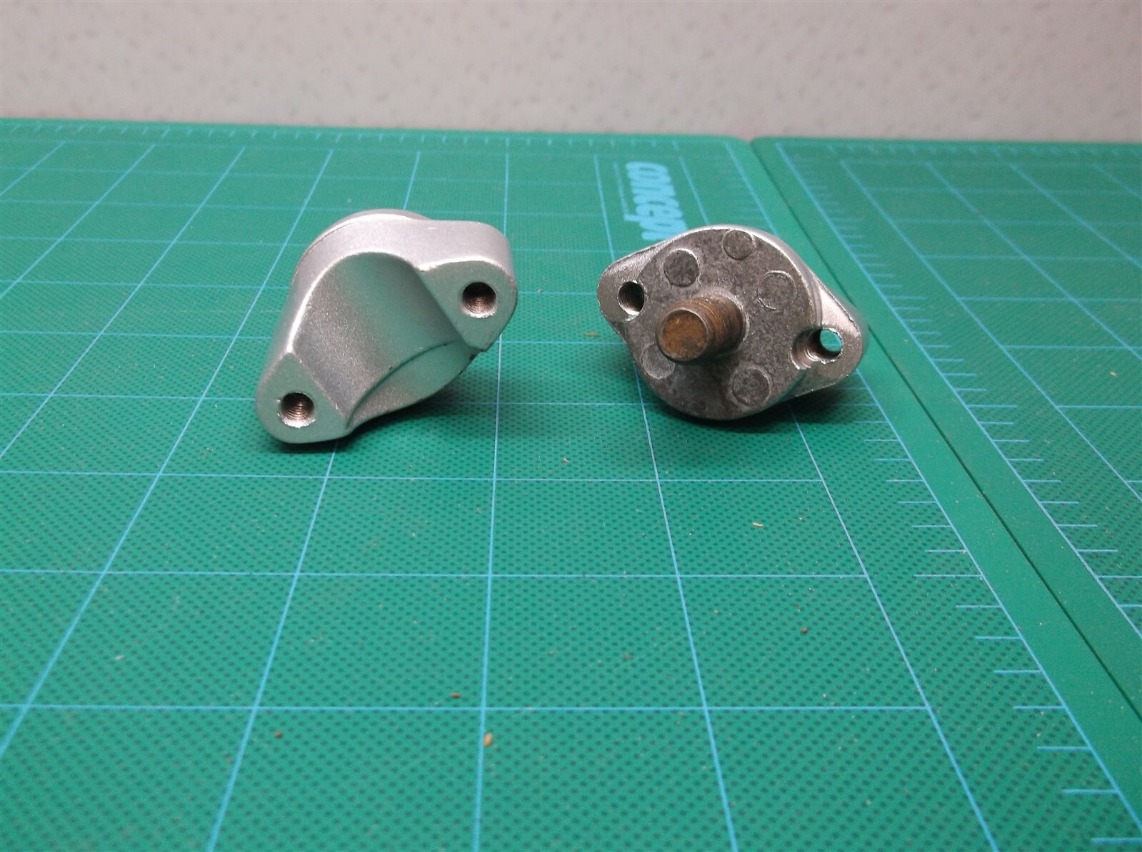 Lot Of 2 ATV Dirt Bike Motorcycle Mounting Yokes With Studs Polished eBay