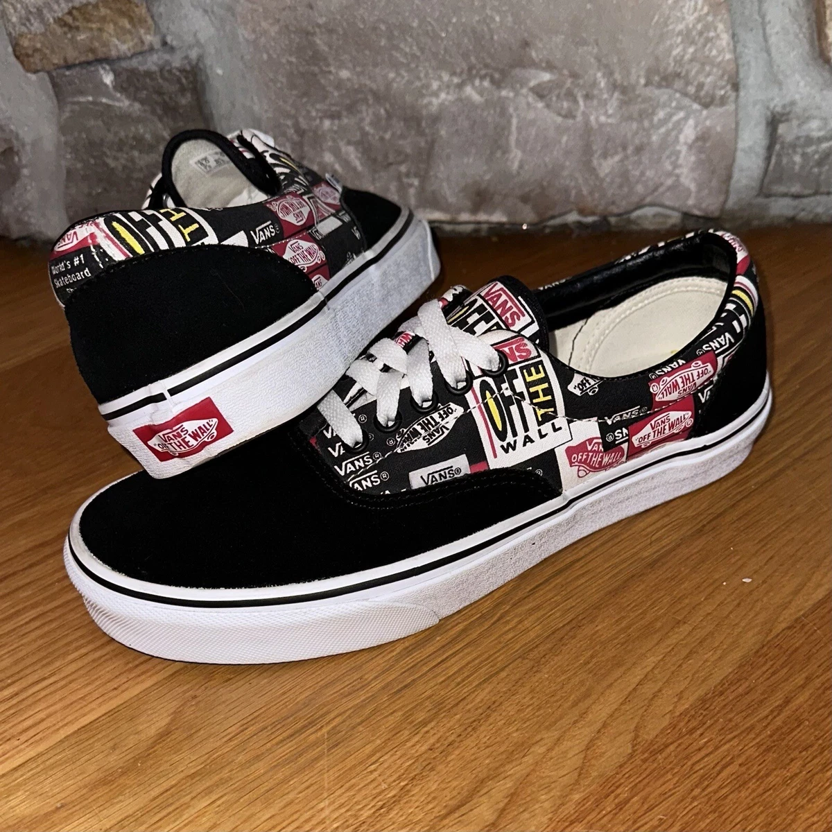 Label mix slip on vans cheap