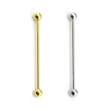 Men's Gold Silver Shirt Collar Pin Wedding Party Business Formal Tie Bar Clip