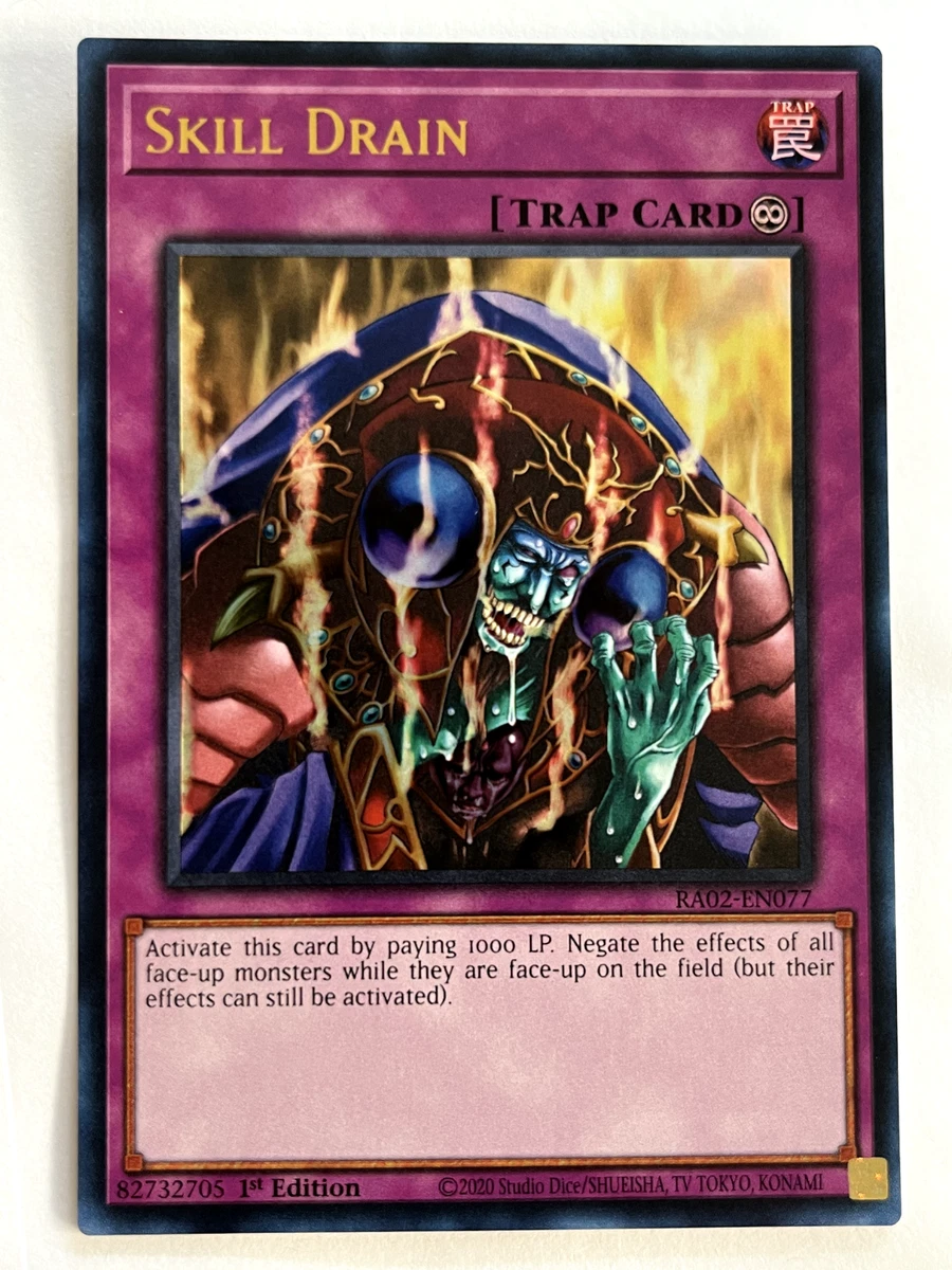 25+ Skill Drain Yu-Gi-Oh! TCG Ultra Rare Individual Collectible