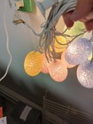 1 set of 10 Crystal Pastel Easter Egg String Lights Melted Popcorn  — photo 2