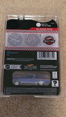 Hot Wheels Red Line Club '66 Super Nova Diecast Car 194735143740| eBay