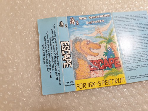 Escape - New Generation - Sinclair ZX Spectrum 1️⃣🟧 - Afbeelding 3 van 6