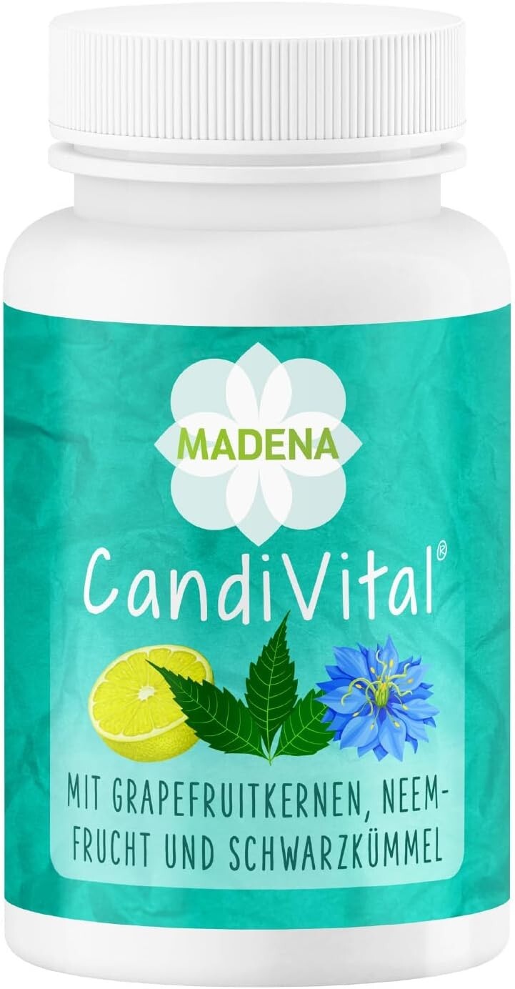 MADENA CandiVital 60 Kapseln natürlicher Phyto-Komplex Candida albicans Vegan