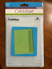 Cricut Cuttlebug Embossing Folder 5x7” Keyboard Design 2001033 BRAND NEW