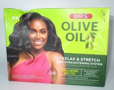 ORS Olive Oil TexLax Stretch Semi- Straightening System For All Hair Types.