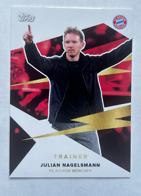 Topps FC Bayern München Team-Set 2021/22 Trainer Julian Nagelsmann