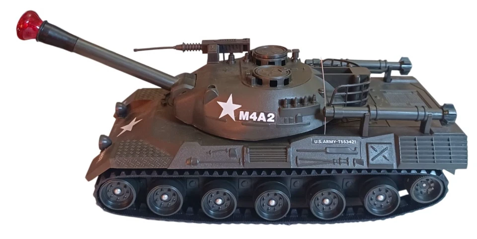 Radio Shack Remote Control Combat Tank With Sound # 60-4040 In Box Working VGC - Image 2 of 4