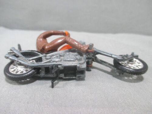 Hot Wheels Rrrumblers MEAN MACHINE w/ Track Guide & Brown Rider Vintage Mattel - Picture 6 of 6