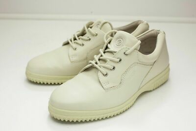 Ecco 8 8.5 Beige Lace Up Women's Shoe EU 39