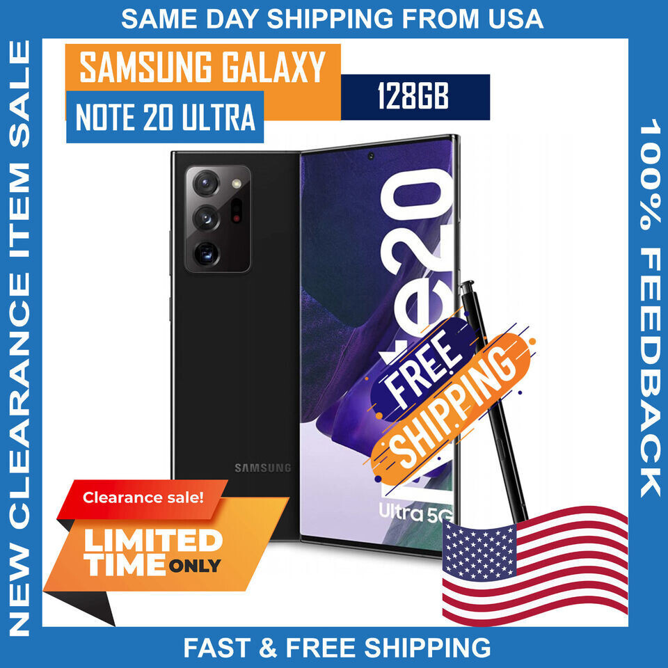 New Samsung Galaxy Note 20 Ultra 5G 128GB SM-N986 Factory Unlocked