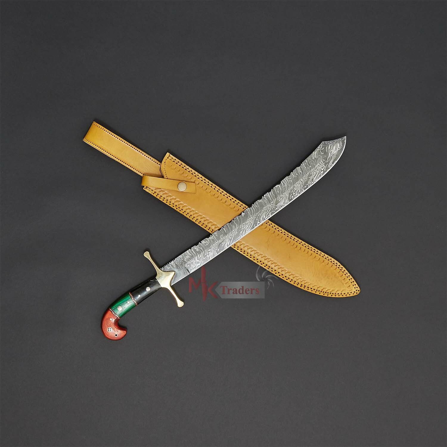 Handmade Damascus Steel Art Sword Hand Forged