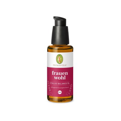 Primavera Frauenwohl Zyklus Balance Öl Bio, 50ml - Natürliche ätherische Öle