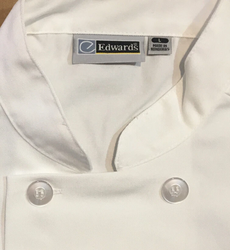 Шеф-повар пальто белый Edwards бренд размер большой чистый костюм для Хэллоуина - Изображение 2 из 4