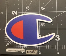 Champion Decal Humor Skateboard Laptop Guitar Decal Sticker BR3
