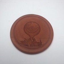 Coasters Golf Absorbent Drink Coasters Golf Motif Golf Theme Barware Set Of Six