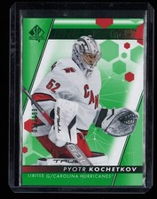 Pyotr Kochetkov ROOKIE 2022-23 SP Authentic #119 Future Watch Green /199 SP RC!