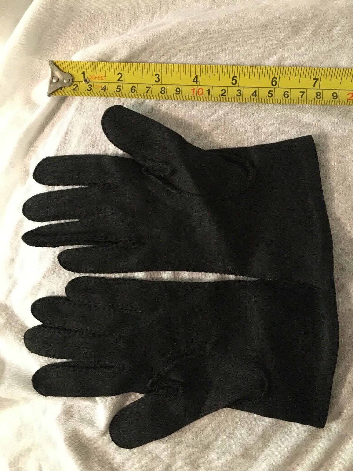 Vintage Black Dress Beaded Gloves Hong Kong - image 5