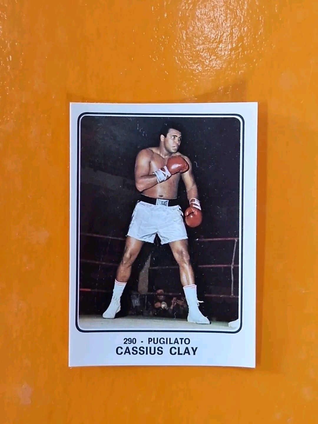 STICKER CASSIUS CLAY CAMPIONI DELLO SPORT 1973-74