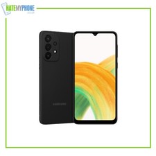 Samsung Galaxy A33 5G Black Unlocked 128GB 6.4" AMOLED Android Smartphone