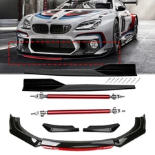 For E90 E92 E93 328i 335i Front Bumper Lip Spoiler Splitter Rear Lip Side Skirt