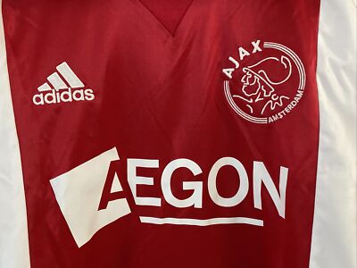 Adidas AJAX AMSTERDAM 2011 2012 HOME MEN'S FOOTBALL JERSEY Size