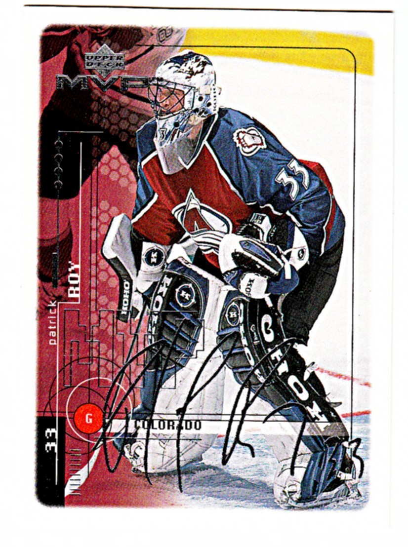 1998-99 UPPER DECK MVP SILVER SCRIPT #52 PATRICK ROY Colorado Avalanche