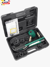 Hydraulic Knockout Punch Electrical Conduit Hole Cutter Set KO Tool Kit 1/2 to