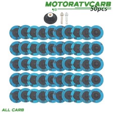 ALL-CARB 50Pcs 2" Roll Lock Die Quick Change Sanding Disc 36 60 80 120 240 Grit