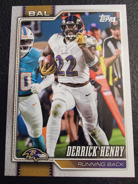 2026 Topps Flagship Football Derrick Henry #16 Base Card