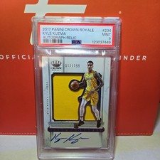 2017-18 Panini Crown Royale RC Silhouettes 012/199 Kyle Kuzma #234  RPA Pop 3