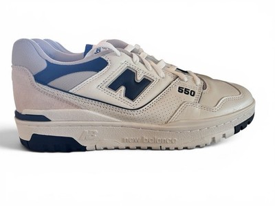 Size 9 - New Balance 550 White Black Moonrock