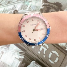 Fossil BQ3598 Women s Dayle Three-Hand Date Stainless Steel Watch