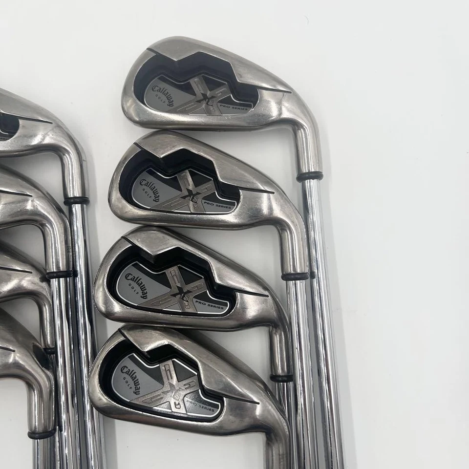 Juego de plancha Callaway X-18 PRO Flex S 8 piezas usada para diestros F/S #64 Foto 2 de 4
