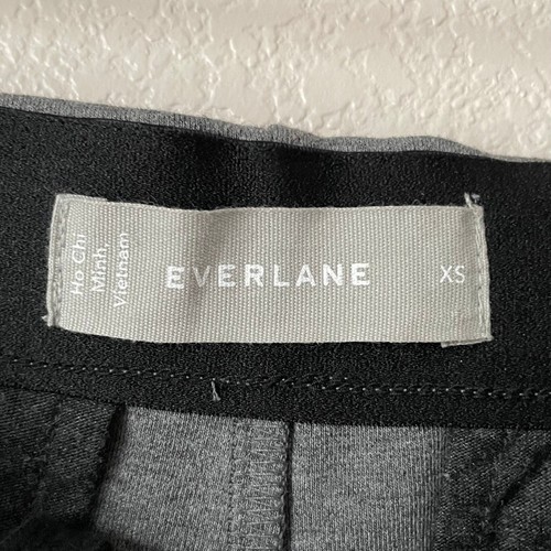 Everlane Hose Damen Größe XS grau The Dream Doppelstrick gerades Bein Stretch - Bild 11 von 12