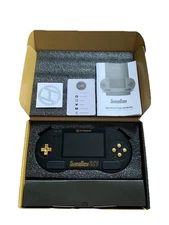 Hyperkin SupaBoy Portable Pocket Console Black Gold, Super Nintendo SNES Games