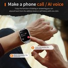 Smart Watch for Men 2.01 HD Screen Health Fitness Tracker Heart Rate Waterproof