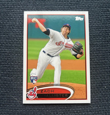 Topps 2012 Zach McAllister Rookie Cleveland Indians #570 Baseball Card. rookie card picture