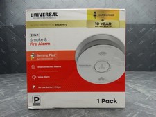 Universal Security Instruments Hardwired  10-Year Battery Backup Smoke Detector