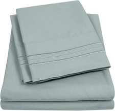 RV Short Queen Sheet Set with Built-in Sheet Straps - Deep Pocket