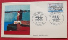 Timbre Premier Jour Ecluse François 1er Le Havre 27/10/73 Sérigraphie R. Hanes