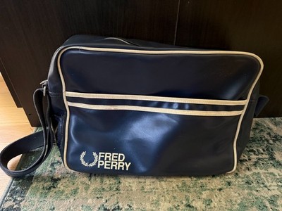 Fred Perry Classic Blue Shoulder Bag - Laptop Bag, Messenger