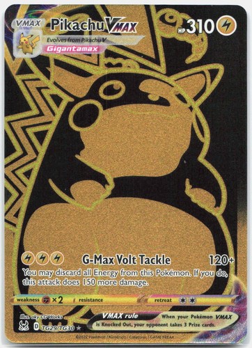 Pokemon Pikachu VMAX TG29/TG30 NM SEC Lost Origin Trainer Gallery Holo